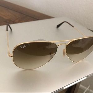 Ray-Ban aviators gradient sunglasses